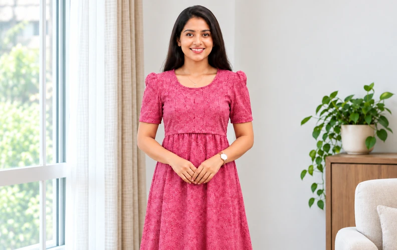 Women’s Coral Pink Daisy Print Maternity Maxi Dress - Coral Pink